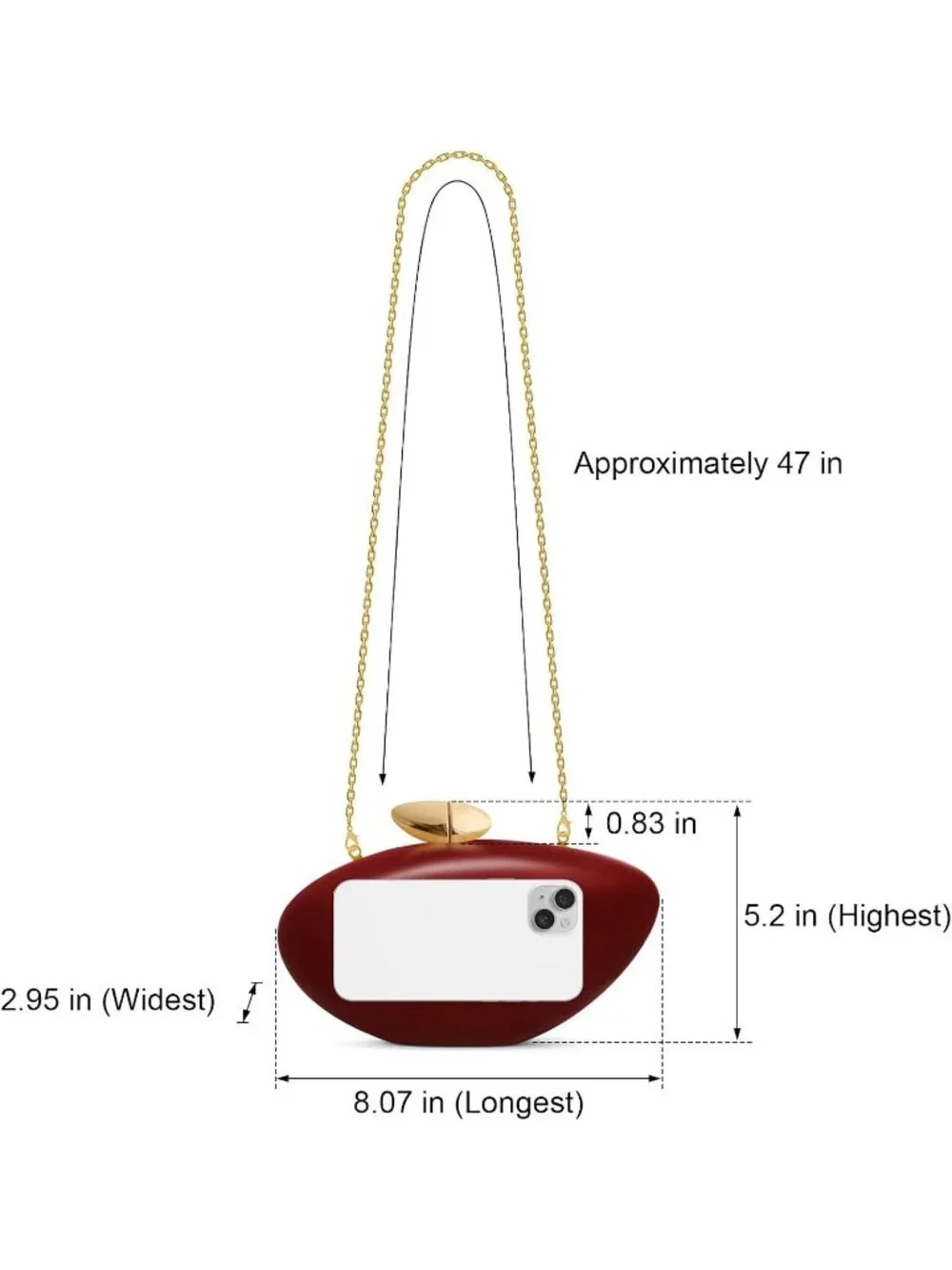 Women's Leather Red Tortoise Shell Acrylic Clutch Purse Gold Evening Handbag